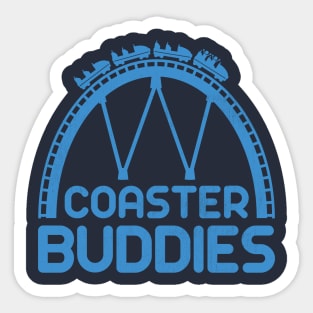 Coaster Buddies (blue) Sticker